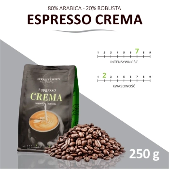 Kawa Espresso Crema ziarnista 250g