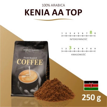 Kawa Kenia AA TOP Mielona 250g