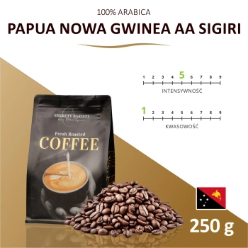 Kawa Papua Nowa Gwinea AA Ziarnista 250g