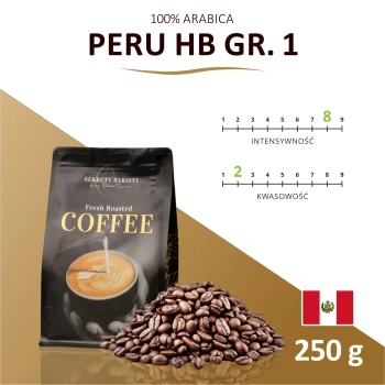 Kawa Peru HB Gr. 1 Ziarnista 250g