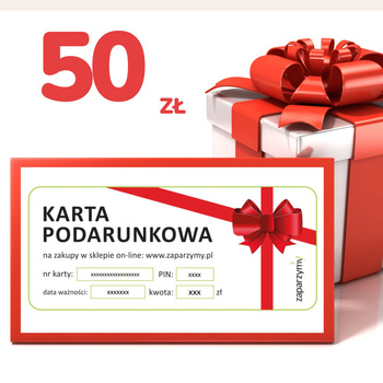 Karta Podarunkowa 50 zł - Wersja Online