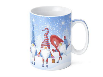 Świąteczny MEGA Kubek Świąteczne Krasnale 500ml